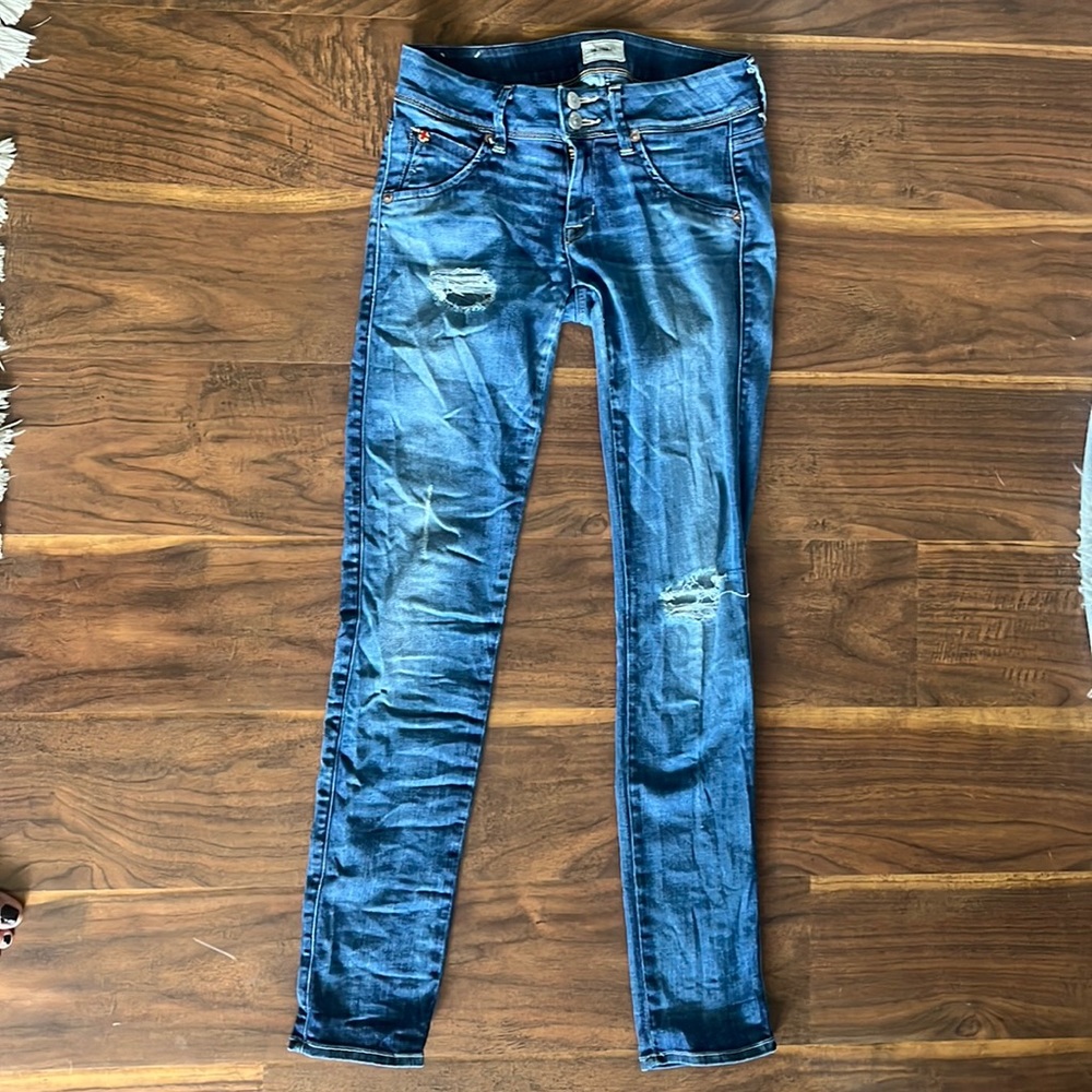 Hudson size 25 collin skinny 12 inch leg opening